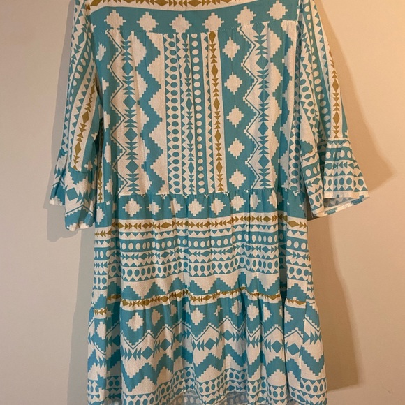 Made in Italy 100% Cotton Dress 🩵 🤍 - Picture 8 of 9